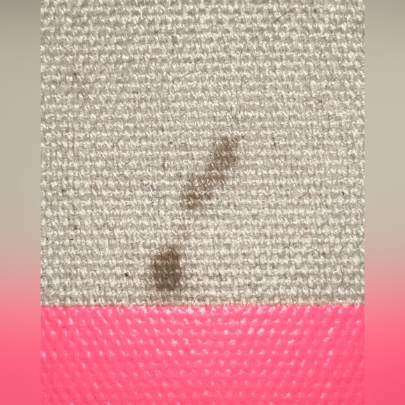 Kate Spade EAT CAKE FOR BREAKFAST  Pink Red Canvas Laptop Bag - Picture 12 of 12